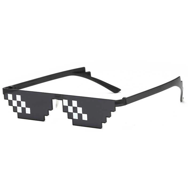 Product image RAYATORY - Kacamata Model Pixel Minecraft Mosaics Thug Life - W0124 1 Pcs Hitam