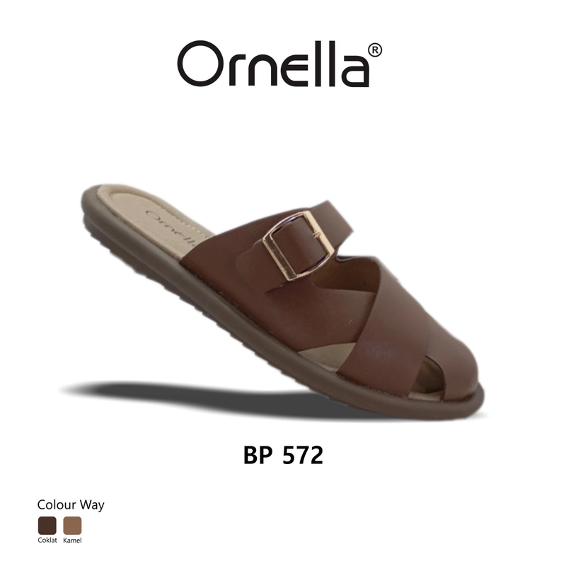 Product image Ornella - BP 572 / Sandal Bustong Wanita 37 Brown