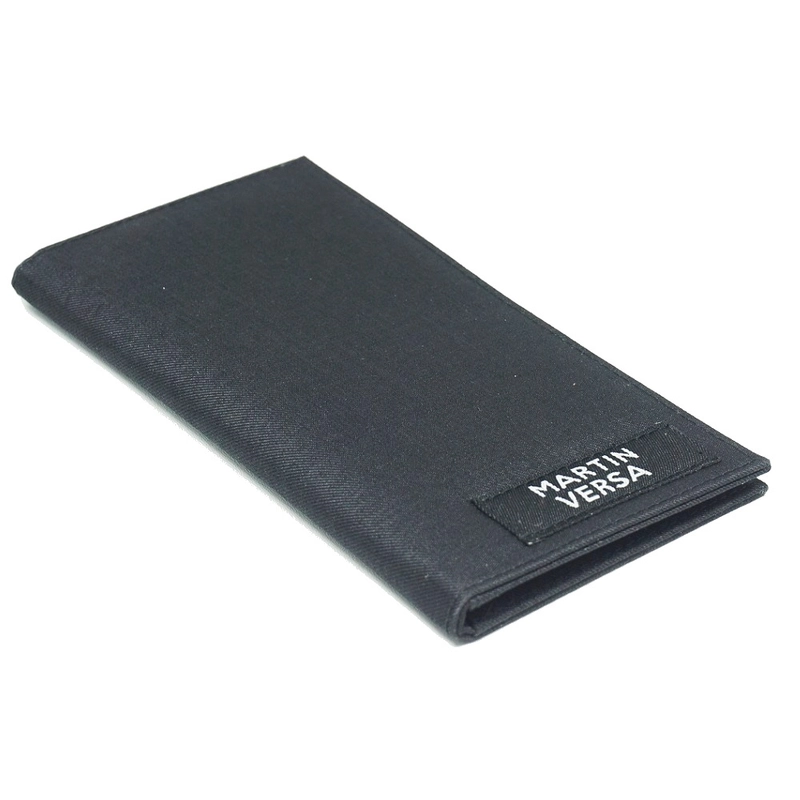 Product image Martinversa WL12 Dompet Kartu Uang Kanvas Panjang Man Wallet Free Size Hitam