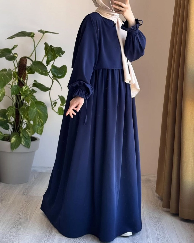 Product image Khisna collection - Drees series wanita shaima Allsize Navy
