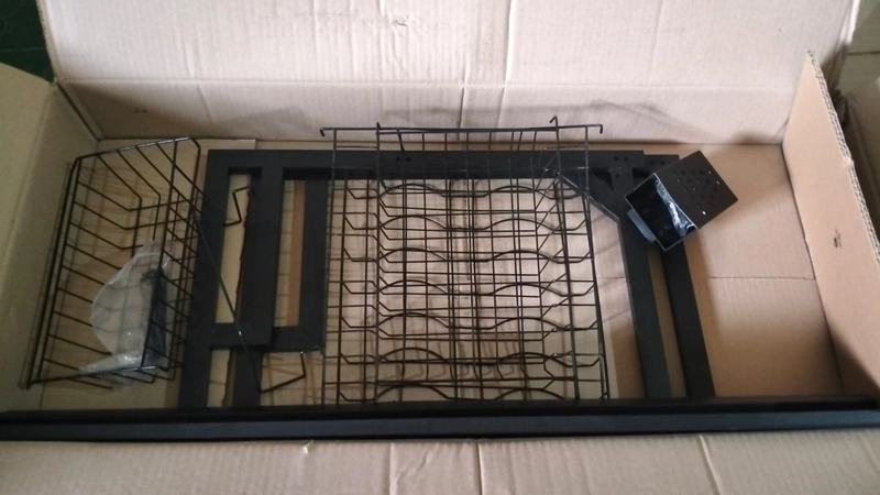 Product image Rizki Electronics - RAK WASTAFEL CUCI PIRING NANJIREN STAINLESS 1 susun hitam