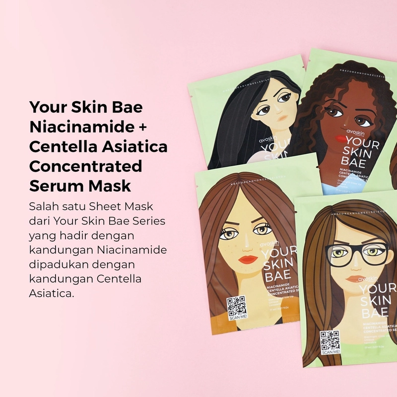 Product image AVOSKIN OFFICIAL - YSB Niacinamide + Centella Asiatica Concentrated Serum Mask 17 ml Serum Mask