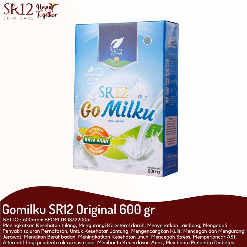 Product image SR12 Gomilku Susu Kambing Etawa Untuk Kesehatan Jantung 200gr Original