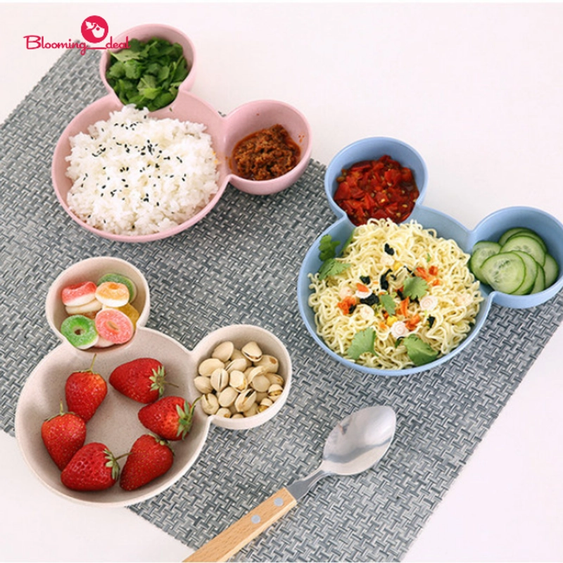 Product image Blooming Deal - Piring Set Anak dari Jerami (RS19-1) 1Pcs Krem