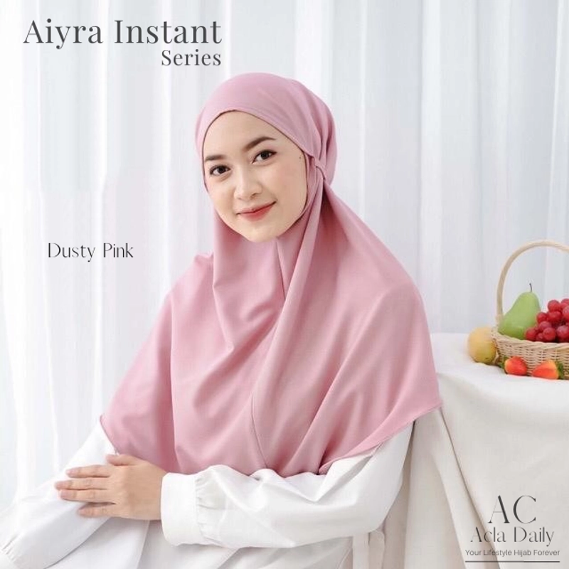 Product image Acla Daily - Jilbab Bergo Aiyra Instan Series Diamond Stretch M Black