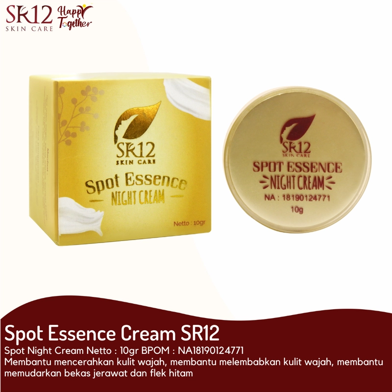 Product image SR12 Spot Cream Essence Day Dan Night Memudarkan Flek Hitam 10 gr Night