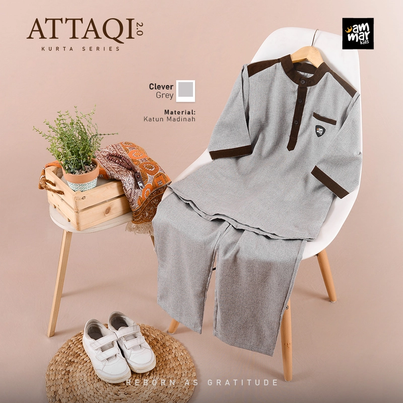 Product image Ammar Kids - ATTAQI REBORN AS GRATITUDE XL CLEVER GREY