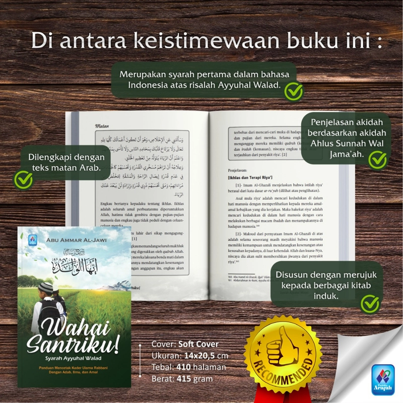 Product image Buku Wahai Santriku SC Soft Cover