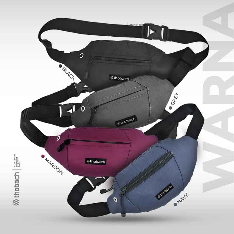 Product image Thobach official - THOBACH Tas Waistbag MINI PIERO ALL SIZE GREY
