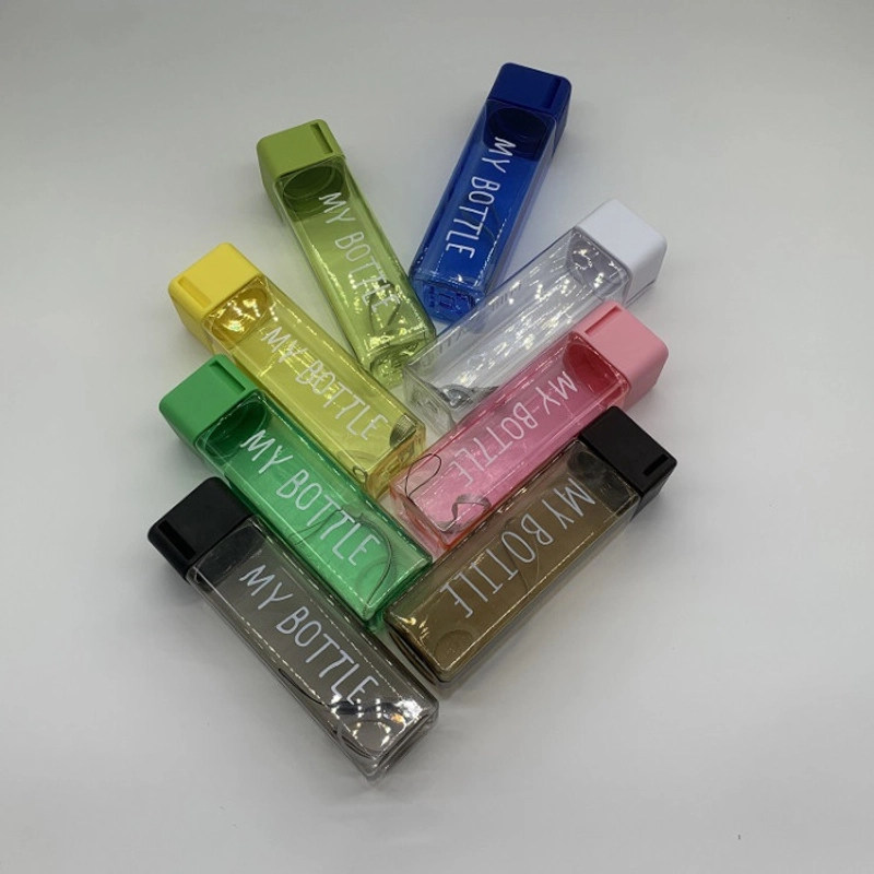 Product image KAMJE Botol Minum BPA Free 500ml My Bottle Kotak Petak Persegi Clear Transparan KMJ189 KMJ189 HIJAU