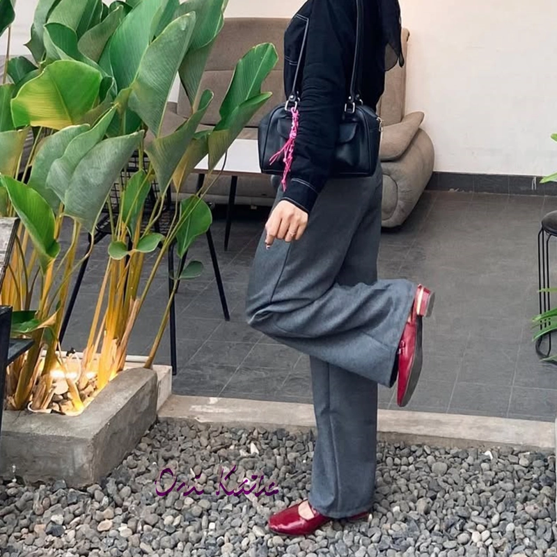 Product image Ori Kato - Celana oro pants kain cotton semi woll XXL Abu