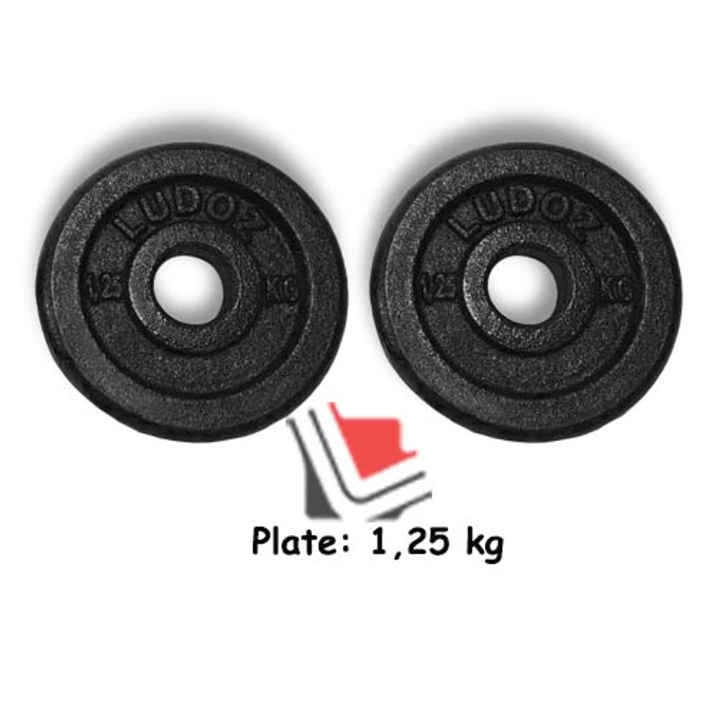 Product image LUDOZ Store - Paket dumbell Set KZ 5kg stick KETTLER karet barbel stik barbell 5 kg LUDOZ 5000 Hitam