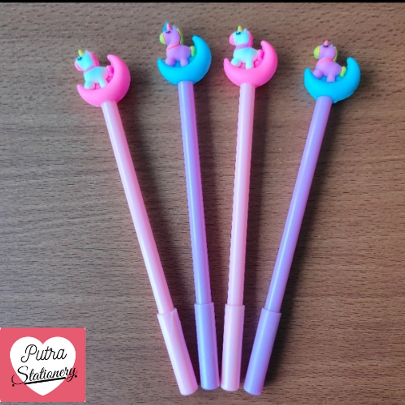 Product image Pulpen Unicorn And Moon 1 Pcs Hitam