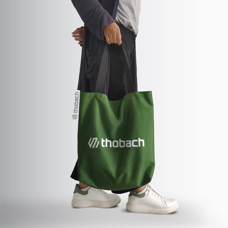 Product image Thobach official - THOBACH Tote Bag Cordura LOGO 1 warna Army