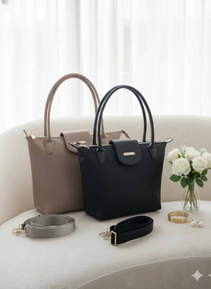 Product image CBL - BERYL Shoulderbag -Tas Bahu dan Selempang Wanita BERYL Shoulderbag Bahan Cocoly Longchamp Waterpro Medium Coklat