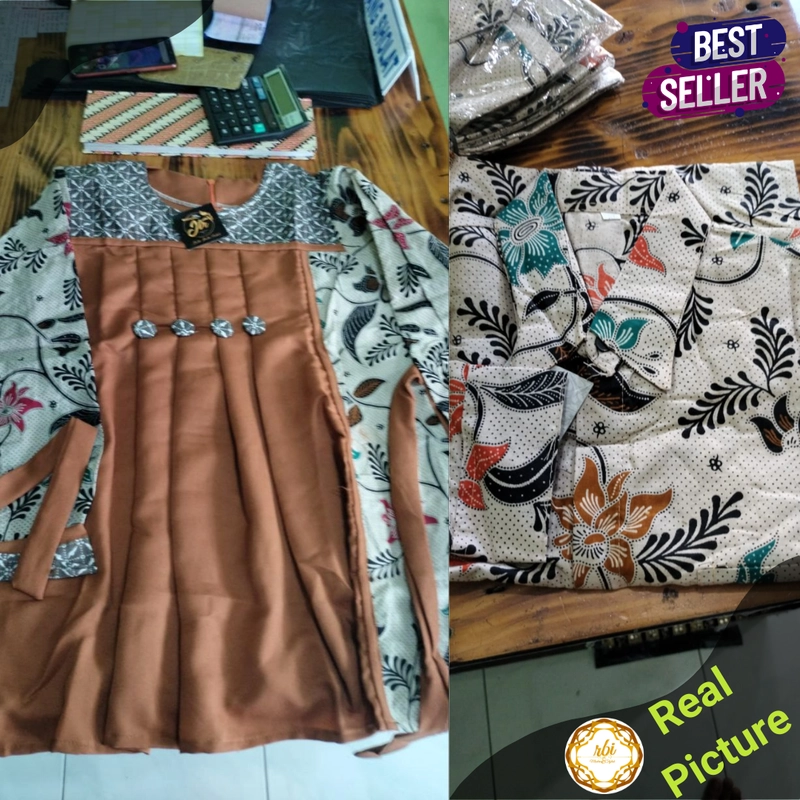 Product image Rambe Batik Indonesia - Batik Couple Atasan Lora - Bisa Beli Pisah Kemeja Saja Size XL LB2