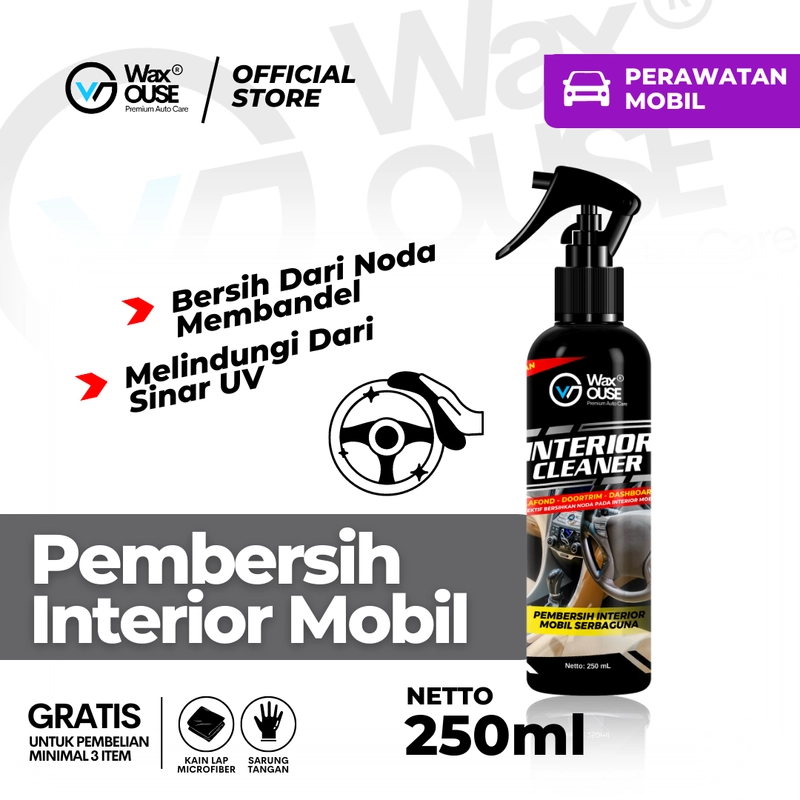 Product image Waxouse Interior Cleaner Pembersih Interior Mobil Pembersih Dashboard Doortrim Mobil 250 ml Mobil