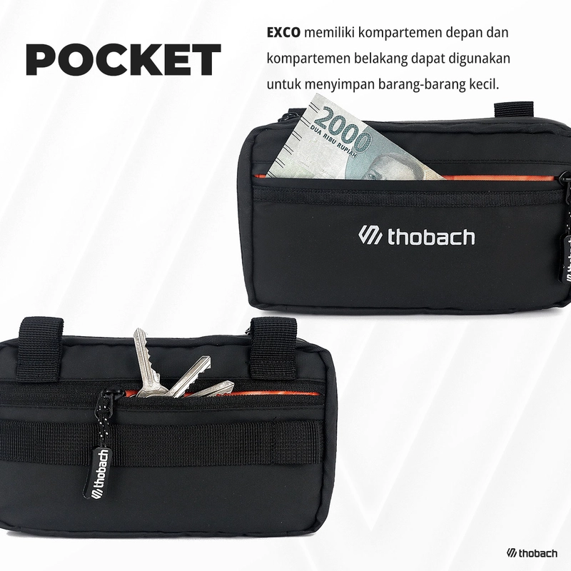 Product image Thobach official - THOBACH Sling Pouch / Sling Phone Anti Air Waterproof EXCO 250 gr Black