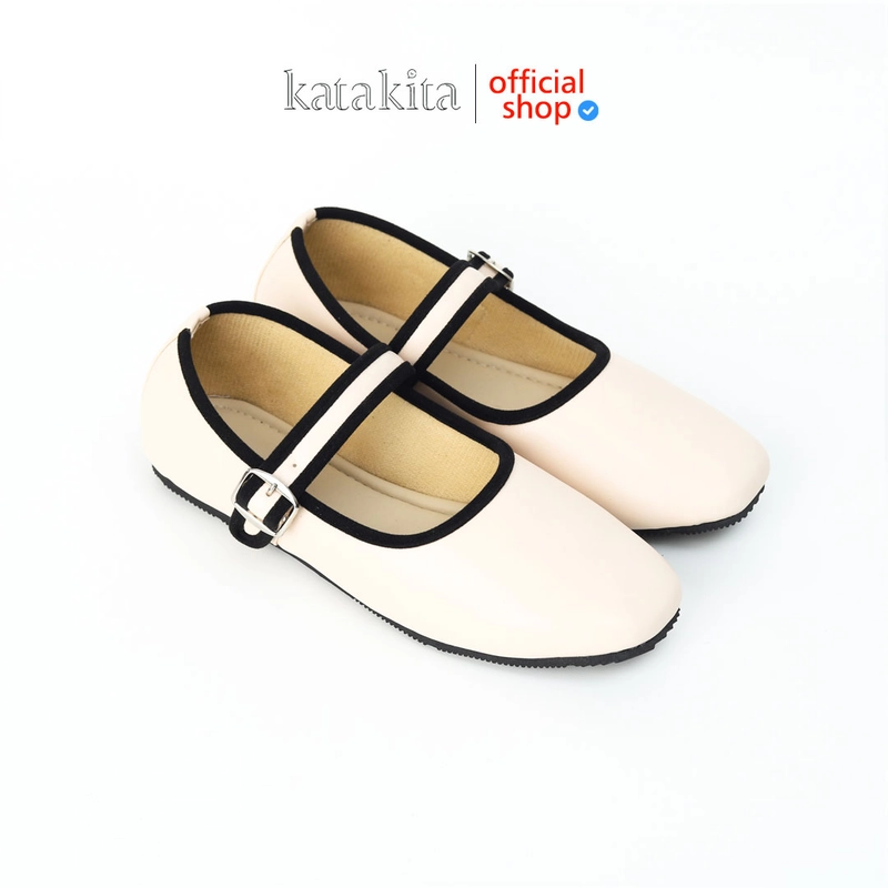 Product image Katakita - Katakita Ayumi Flatshoes Wanita Sepatu Flat Wanita 38 Cream
