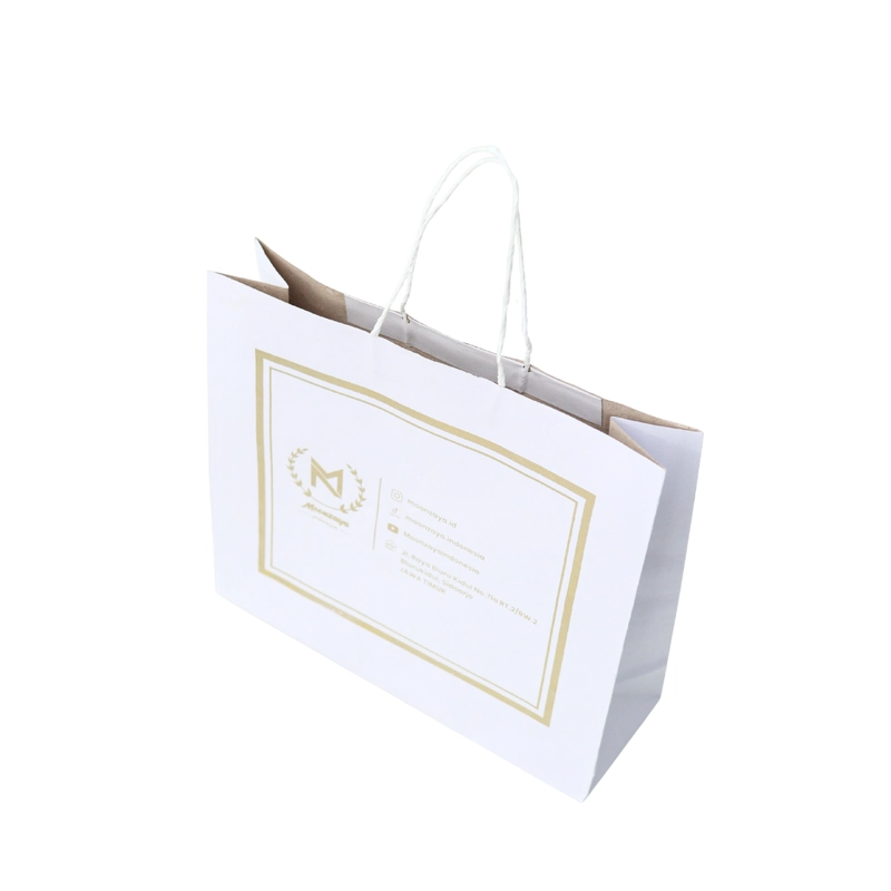 Product image Moonzaya - PAPERBAG BY MOONZAYA TAS KADO MULTIFUNGSI PAPERBAG MEDIUM NEW GOLDEN