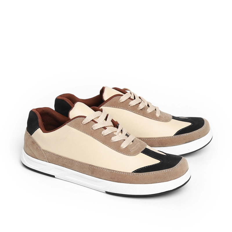 Product image TERRAFORMA - Sepatu Sneakers Pria Casual Skate Street Style Low Original TA003 41 CREAM