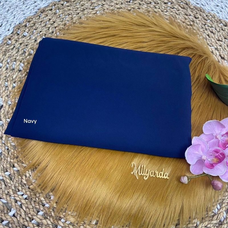 Product image Milyarda Hijab - Pashmina Instan Pevita Jilbab Instan Plus Cadar Allsize navy