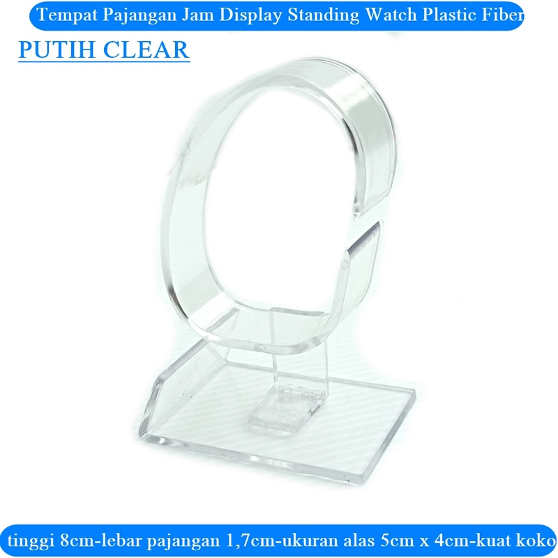 Product image Lanc Fashion - Tempat Jam display Etalase Standing Watch Clear warna clear