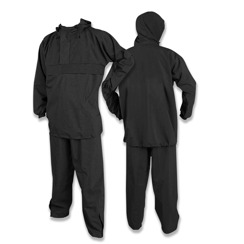 Product image Catenzo Official - Capilari - Jas Hujan Kantung Kangguru Raincoat Anti Rembes Pria XWR 100 All Size Hitam