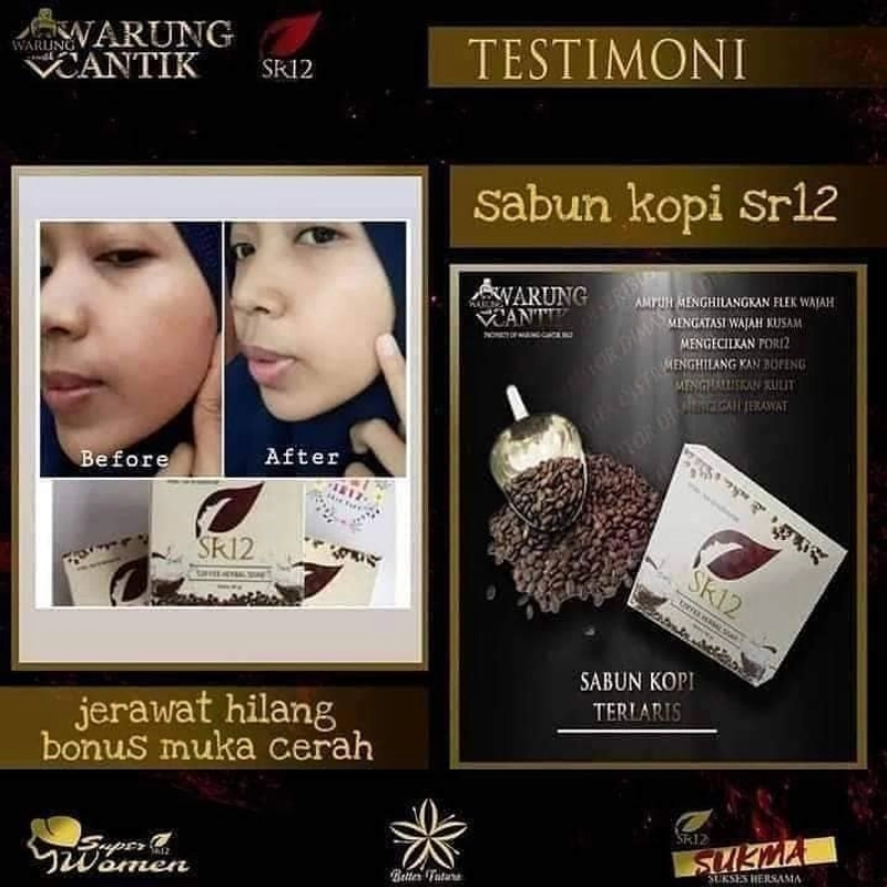 Product image SR12 Coffee Soap Sabun Kopi Mencerahkan Wajah Menghilangkan Flek Hitam Bekas Jerawat 60gr Coffee Soap