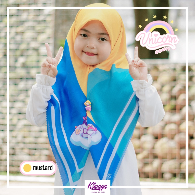 Product image Khaaya Collection - Unicorn Scarf All Size Mustard