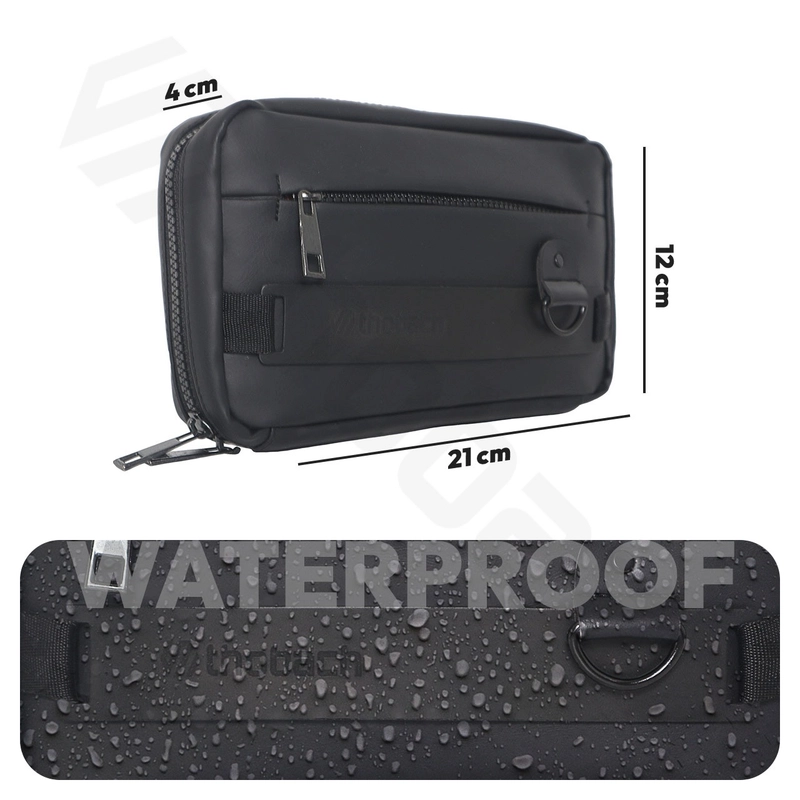 Product image Thobach official - THOBACH Sling Bag/ Sling Pouch Anti Air Waterproof COLLIN ALL SIZE Black