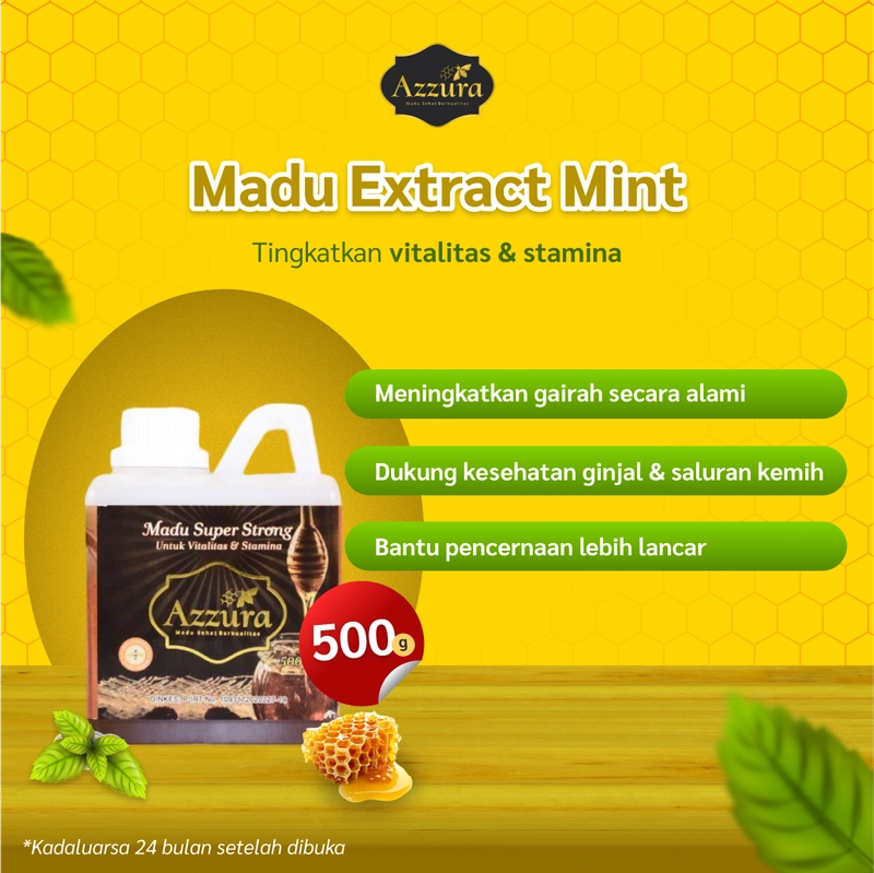 Product image Madu Azzura - Madu Super Strong 450 gr