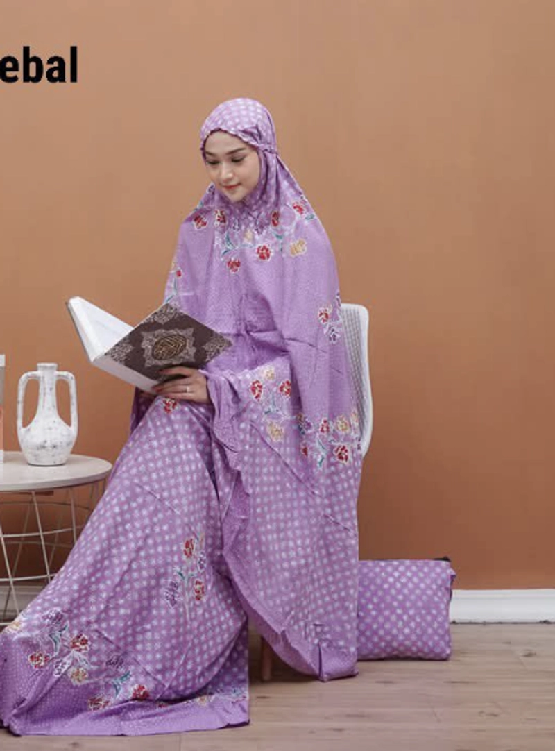 Product image Batik Ayodha - MUKENA POLKA PASTEL Allsize A
