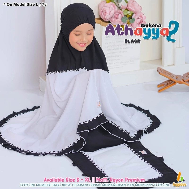 Product image Heppinn - Mukena kids Athayya 2 M Black
