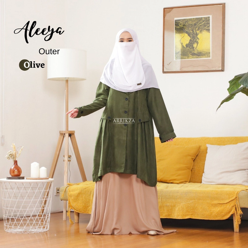 Product image Arrikza - Outer Aleeya by Arrikza Long Cardigan Olive S Olive