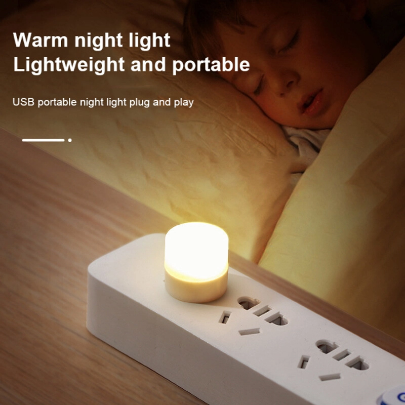 Product image KAHASIL - Lampu LED Mini USB Portable Tidur Belajar Emergency Bohlam Kecil Darurat Baca Penerangan KMJ143 RANDOM