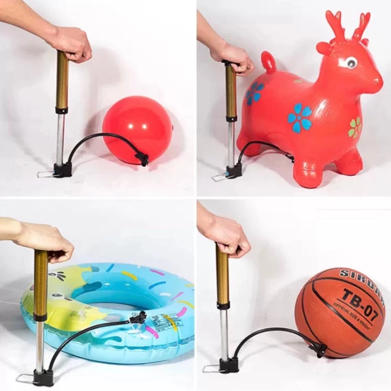 Product image KAMJE Pompa Angin Ban Motor Sepeda Balon Mini Portable Serbaguna KMJ011 KMJ011 KUNING