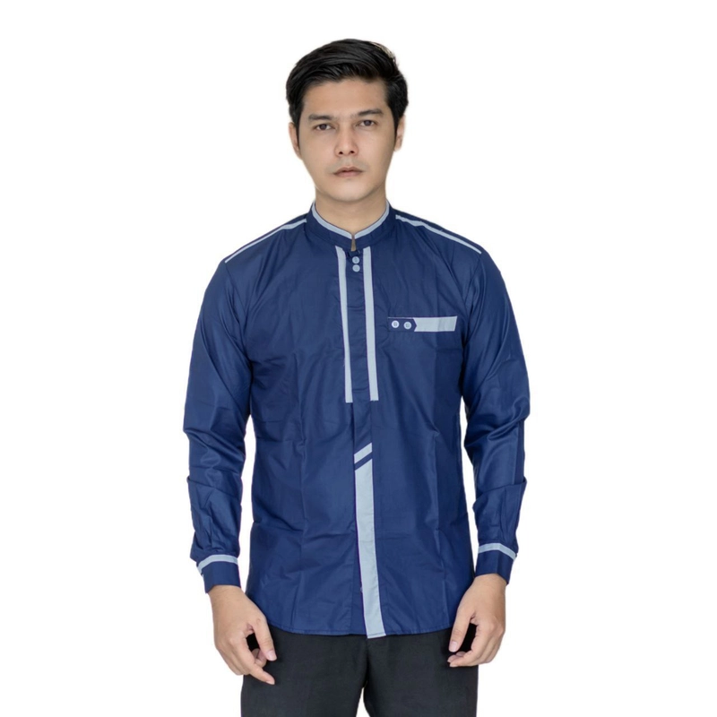 Product image Koko asakhi collection - KOKO LENGAN PANJANG- MODREN DAN TERBARU - KAIN HALUS XL NAVY