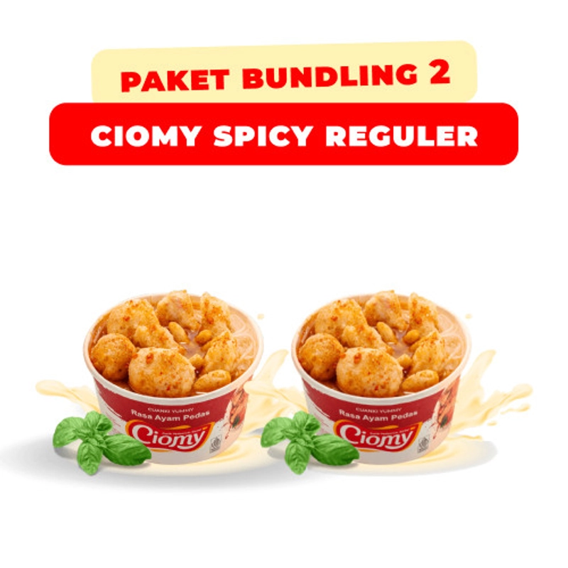 Product image CIOMY - Bundling 2 Cuanki Spicy Cup Reguler 65gr Bundle 2 Pcs