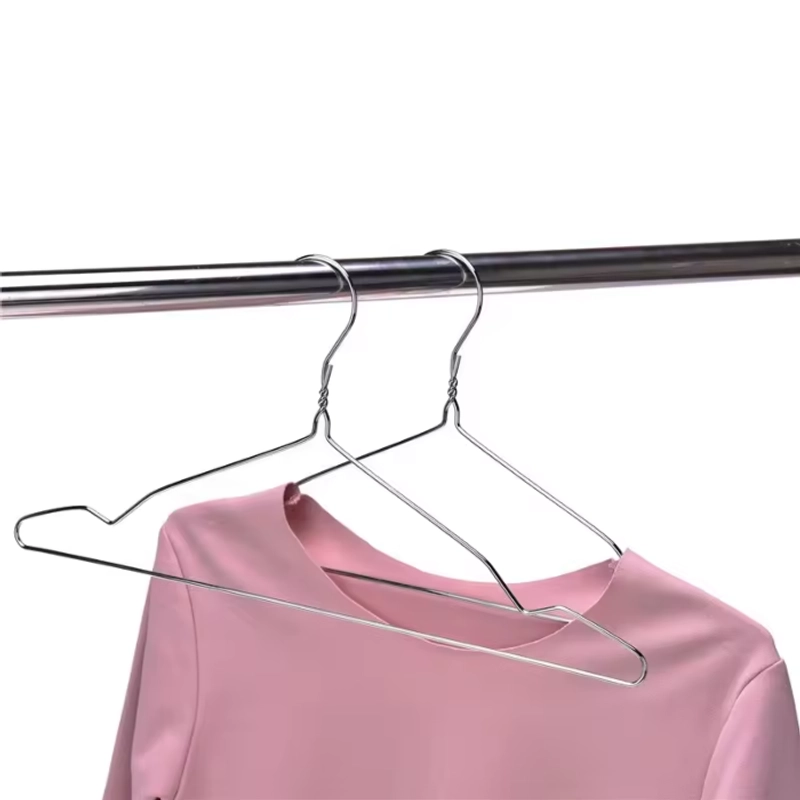 Product image KAHASIL - Hanger Baju Besi Stainless Steel (Isi 10pcs) Gantungan Baju Jemuran Pakaian Serbaguna KMJ056 SILVER