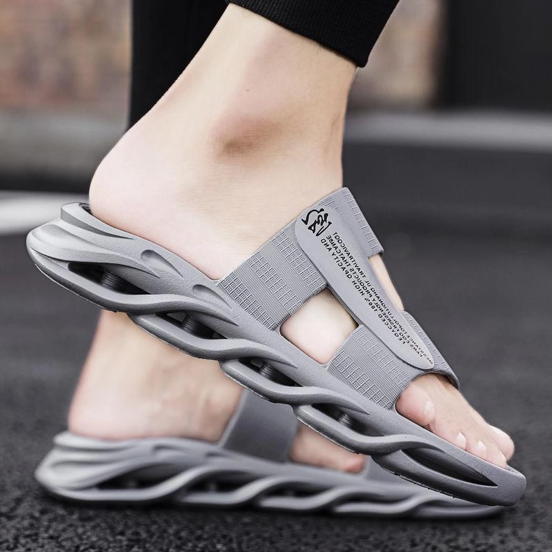 Product image Ranjojo - Sandal Gunung Pria Slide Ranjojo Sandal Pria Grizle High QualityB4 39/40 GREY