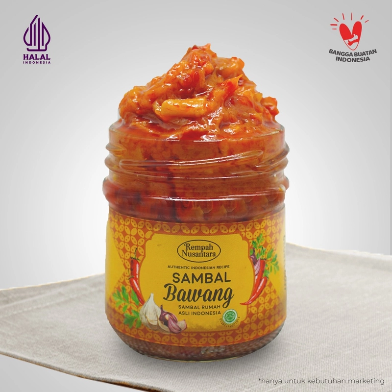 Product image Rempah Nusantara - Sambal Bawang Jar 120 Gr rasa pedas gurih