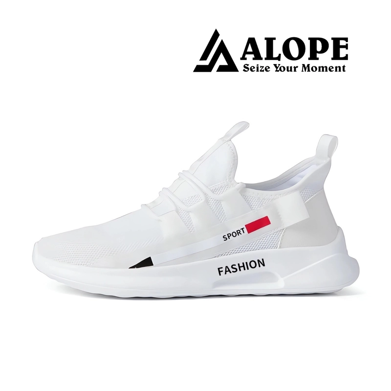 Product image ALOPE OFFICIAL - ALOPE - BUY 1 GET 1 SEPATU Q 28 SEPATU UNISEX PRIA WANITA 39 full putih