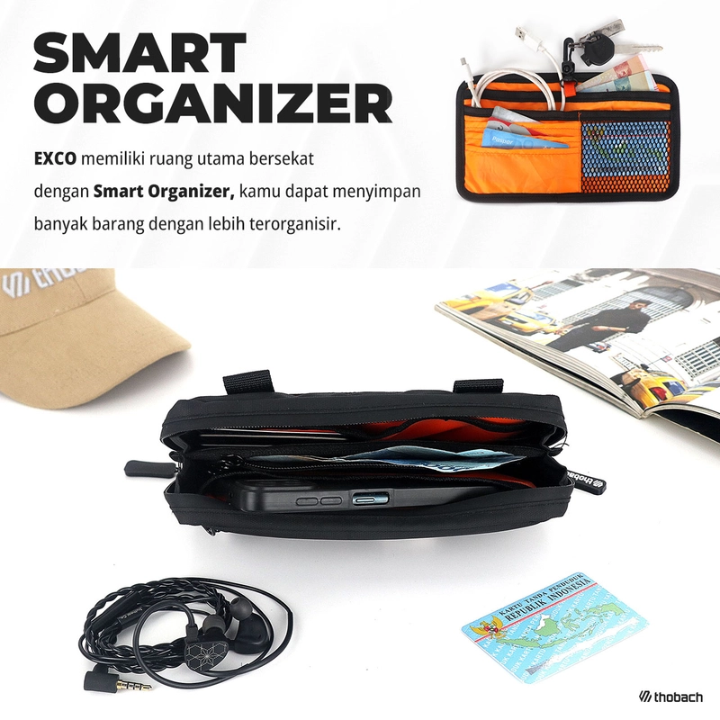 Product image Thobach official - THOBACH Sling Pouch / Sling Phone Anti Air Waterproof EXCO 250 gr Black