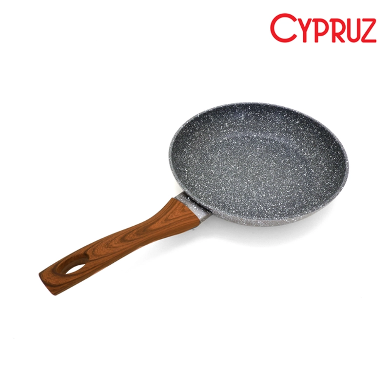 Product image Cypruz Marble Series Gg  Coklat Kayu Fry PAN 26cm FP0633 Grey