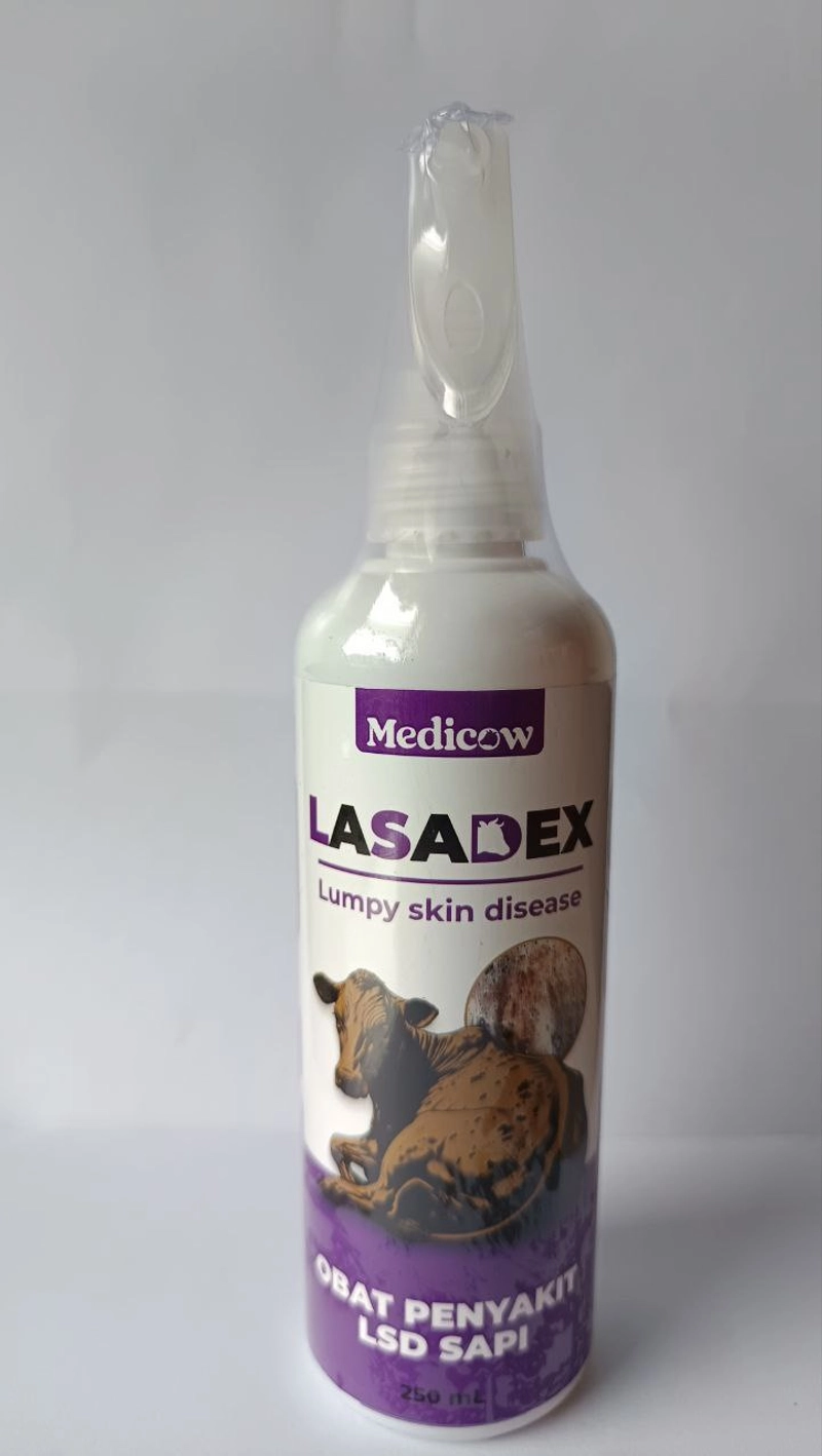 Product image Eleanor Farm Shop - Lasadex Obat LSD Sapi Lumpy Skin Disease Obat Lato lato Ternak Sapi 250Ml Medicow 250Ml Botol 250Ml