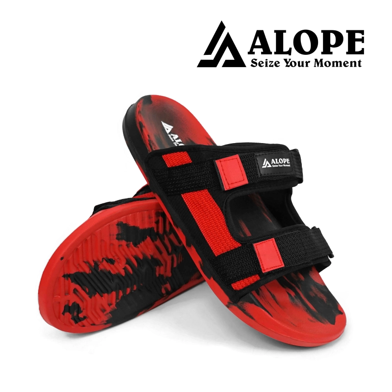 Product image ALOPE OFFICIAL - ALOPE - BUY 1 GET 1 SANDAL SELOP JARVIS TERSEDIA 2 VARIAN WARNA 39 MERAH