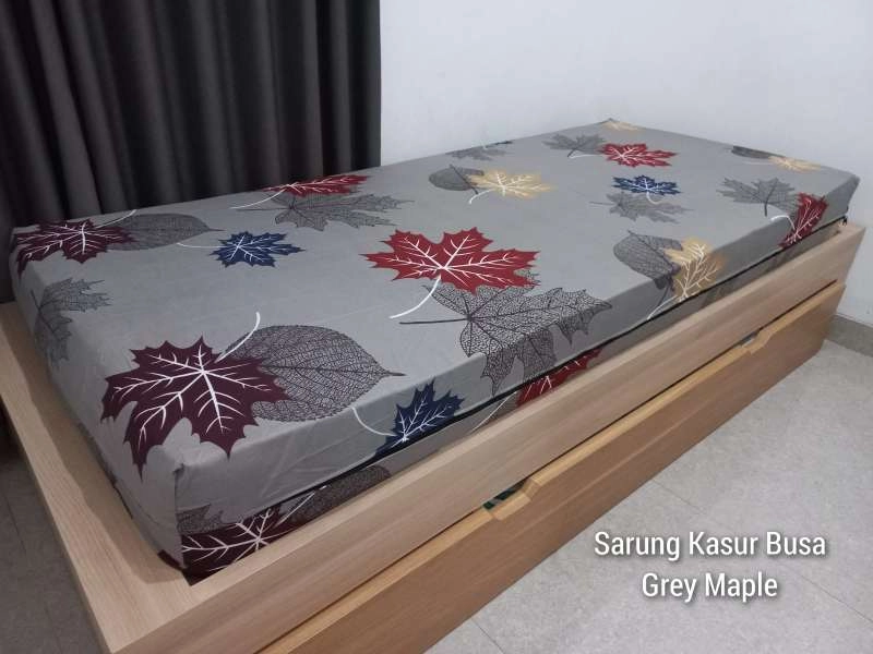 Product image MNAIMA - Sarung Kasur / Sprei resleting Grey Maple 160x200 Grey Maple