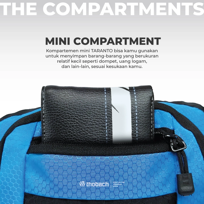 Product image Thobach official - THOBACH Waistbag TARANTO ALL SIZE Blue