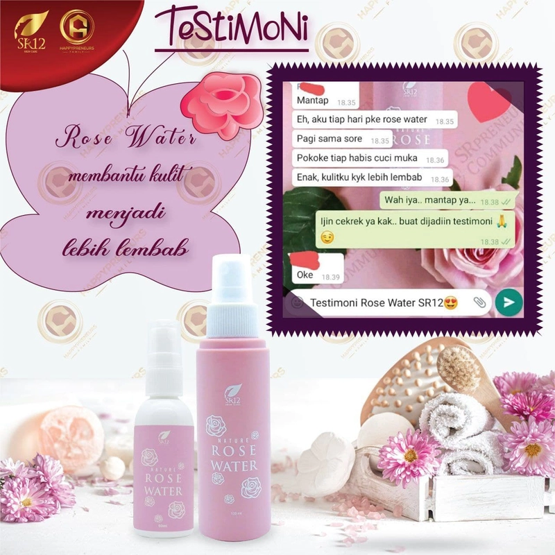 Product image Nature Rose Water 60ml Pengunci Make Up